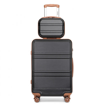 Two piece suitcase and vanity set view