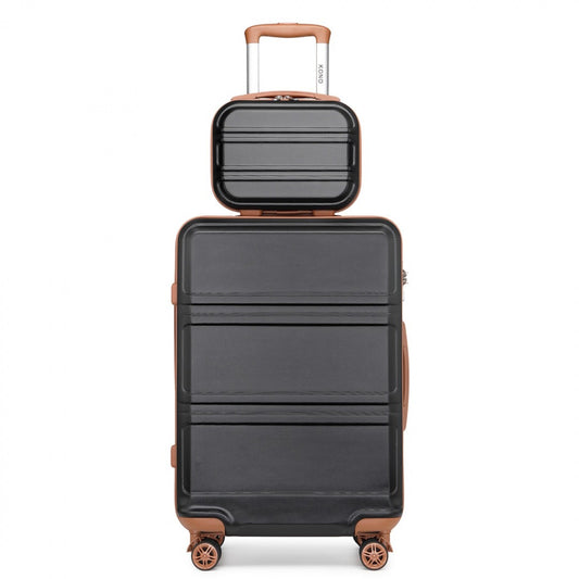 Two piece suitcase and vanity set view