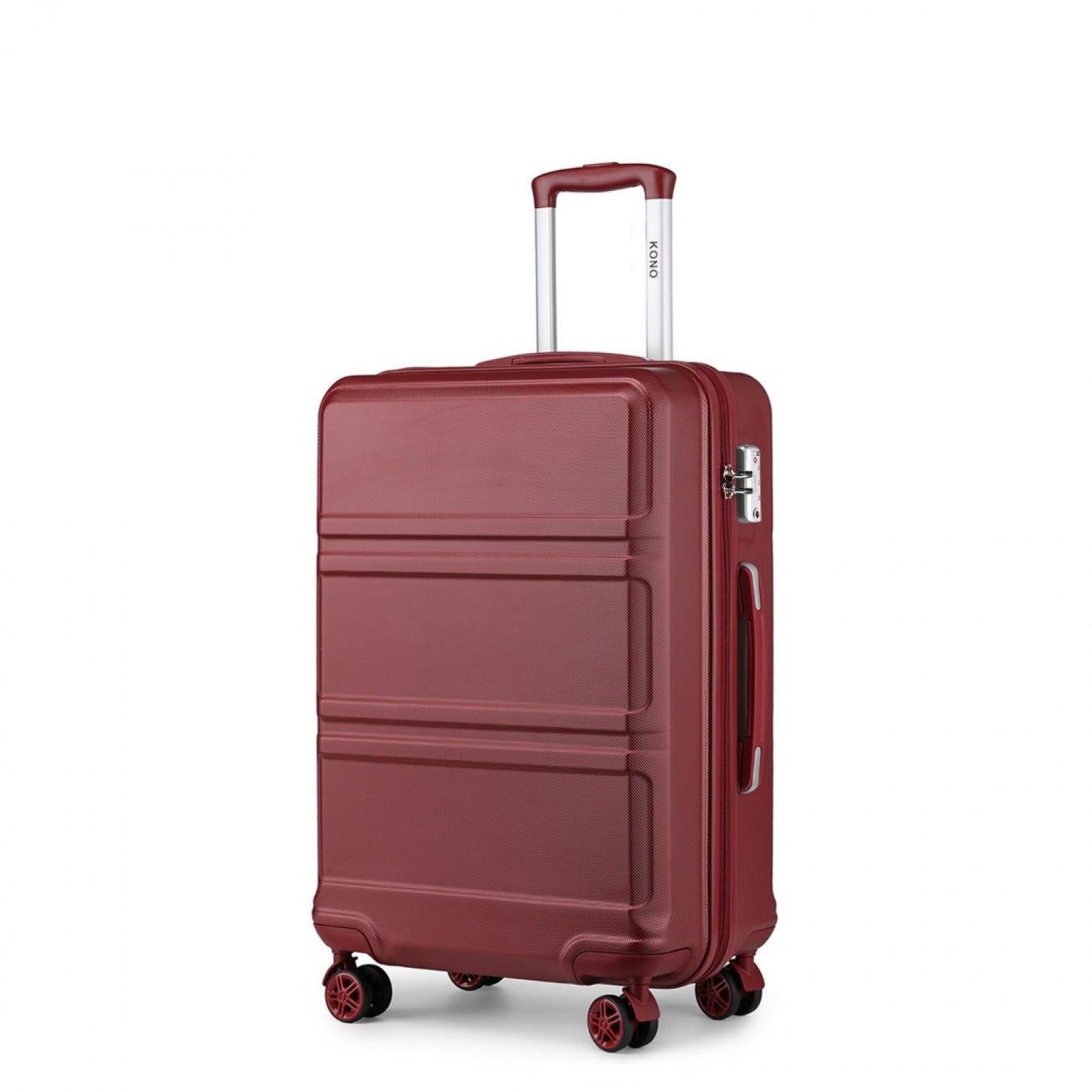 Kono ABS Sculpted Horizontal Design Cabin Luggage (K1871-1L)