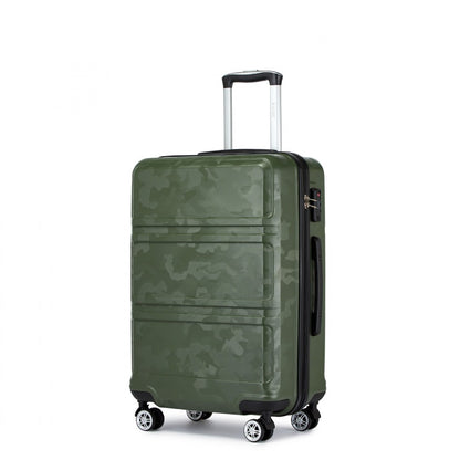Kono ABS Sculpted Horizontal Design Cabin Luggage (K1871-1L)