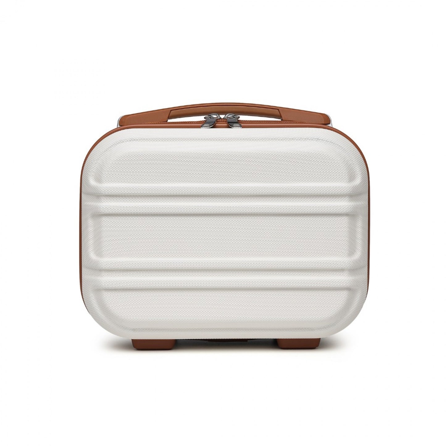 Kono Lightweight Hard Shell ABS Vanity Case (K1871-1L) - Cream