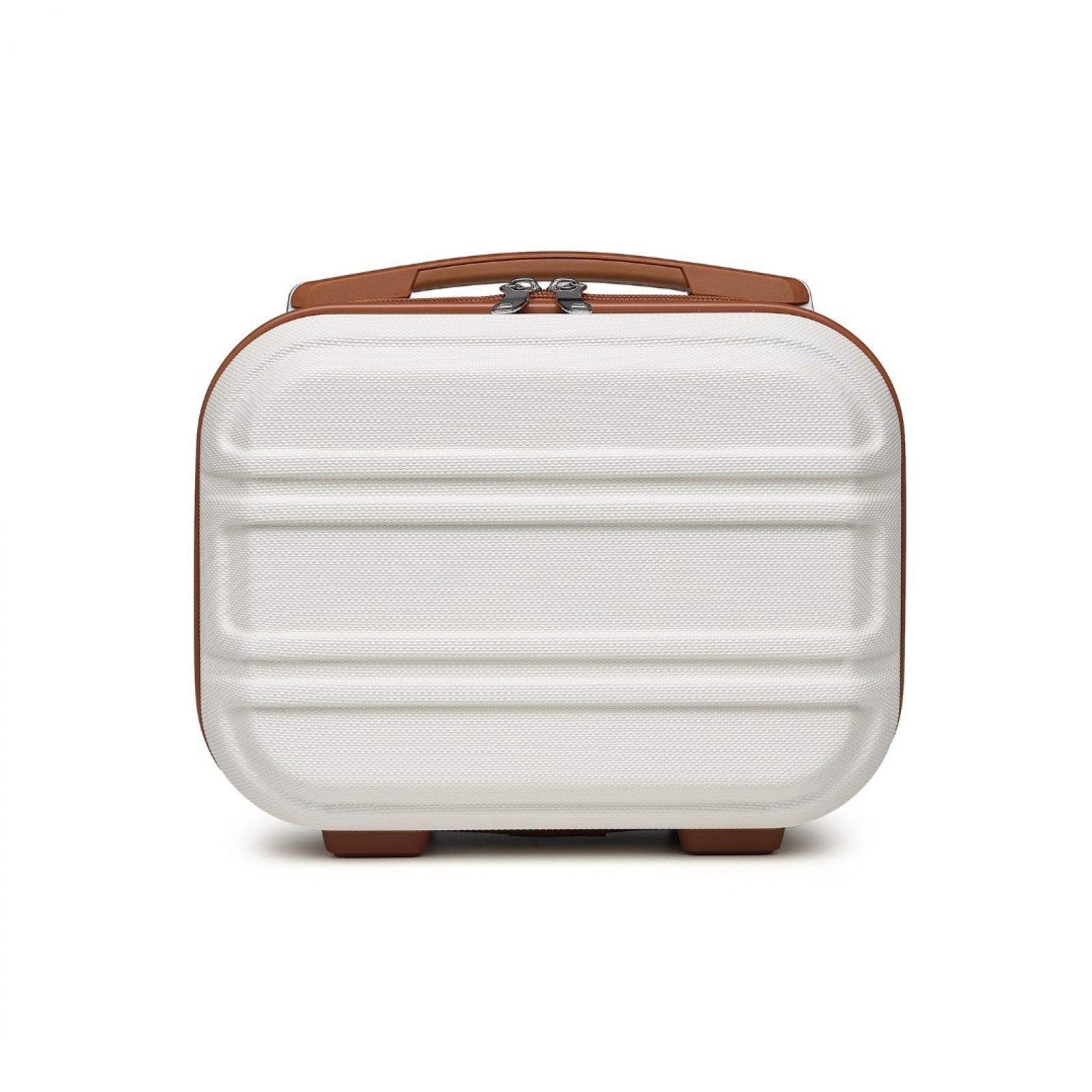 Kono Lightweight Hard Shell ABS Vanity Case (K1871-1L) - Cream