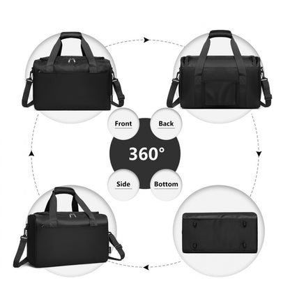 Black cabin bag detail