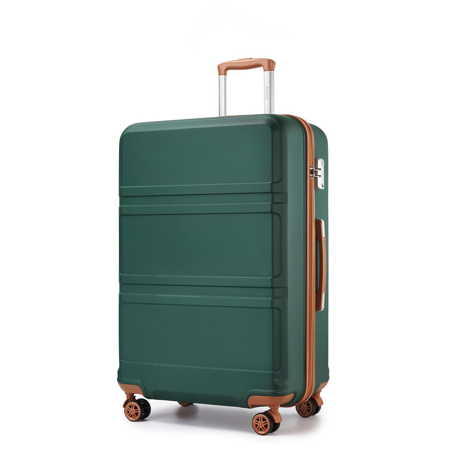 Kono ABS Sculpted Horizontal Design Cabin Luggage (K1871-1L)
