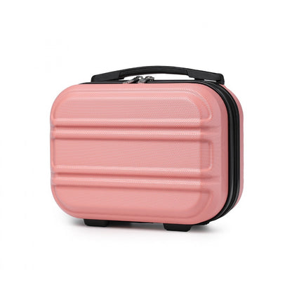 Kono Lightweight Hard Shell ABS Vanity Case (K1871-1L) - Nude