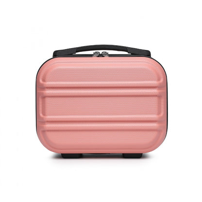 Kono Lightweight Hard Shell ABS Vanity Case (K1871-1L) - Nude