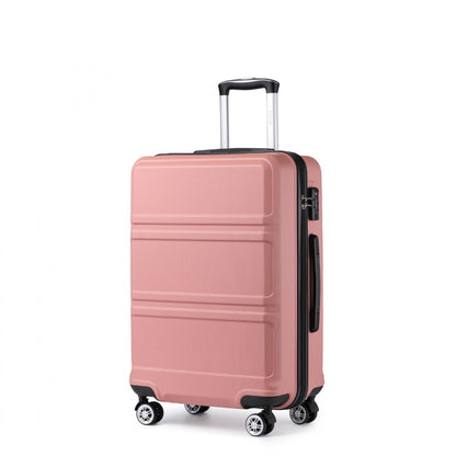 Kono ABS Sculpted Horizontal Design Cabin Luggage (K1871-1L)