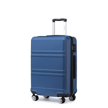 Kono ABS Sculpted Horizontal Design Cabin Luggage (K1871-1L)