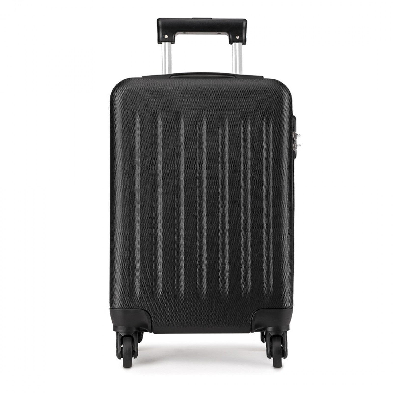 Kono ABS Hard Shell Luggage 4 Wheel Spinner Suitcase (K1872L) - Black