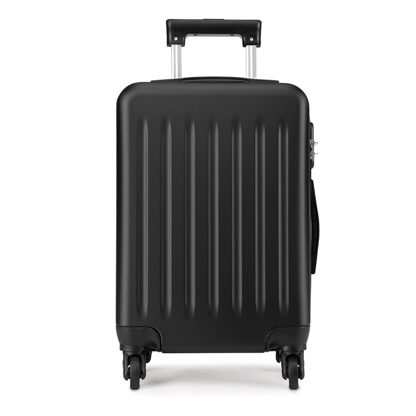 Kono ABS Hard Shell Luggage 4 Wheel Spinner Suitcase (K1872L) - Black