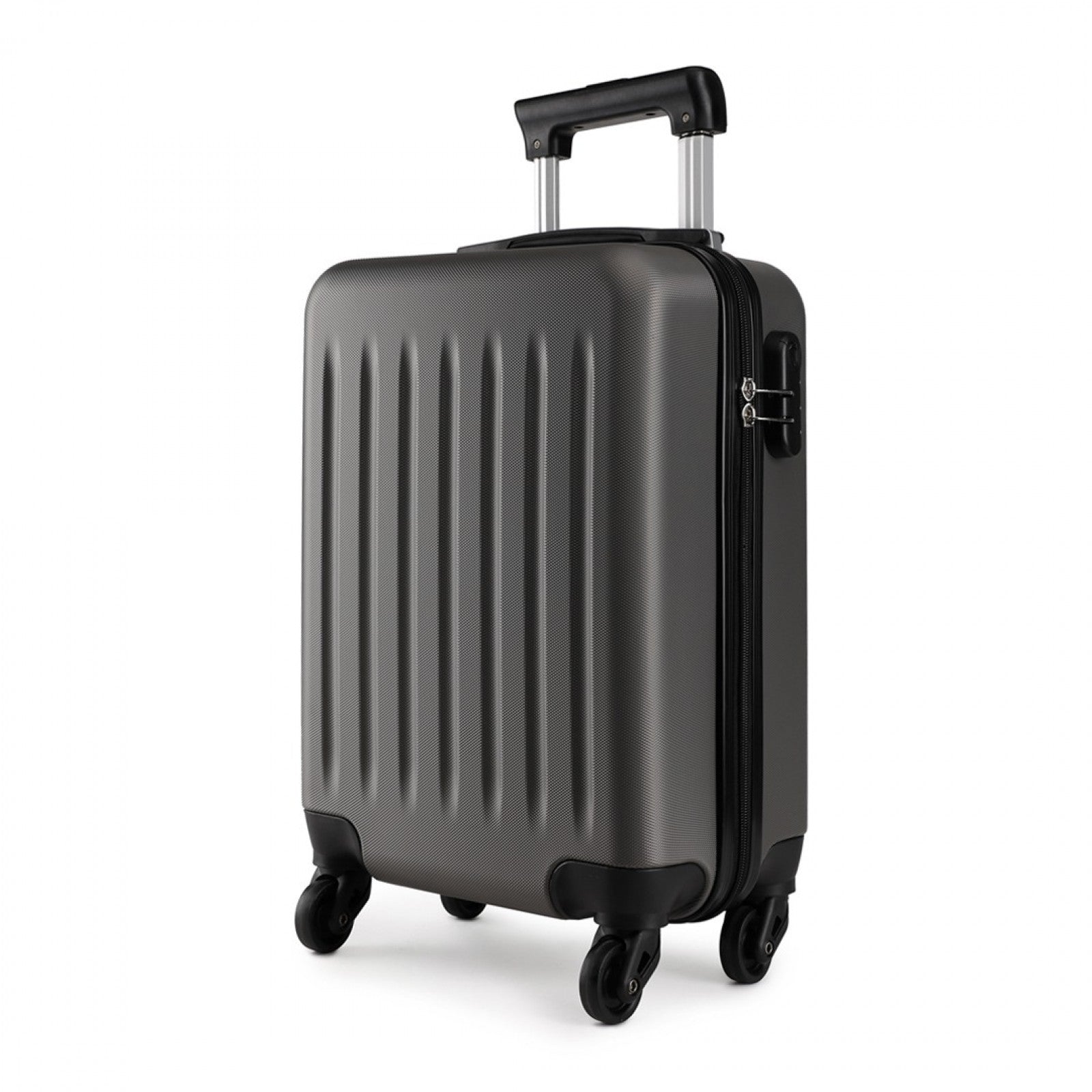 Kono ABS Hard Shell Luggage 4 Wheel Spinner Suitcase (K1872L) - Grey