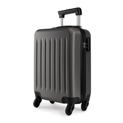 Kono ABS Hard Shell Luggage 4 Wheel Spinner Suitcase (K1872L) - Grey
