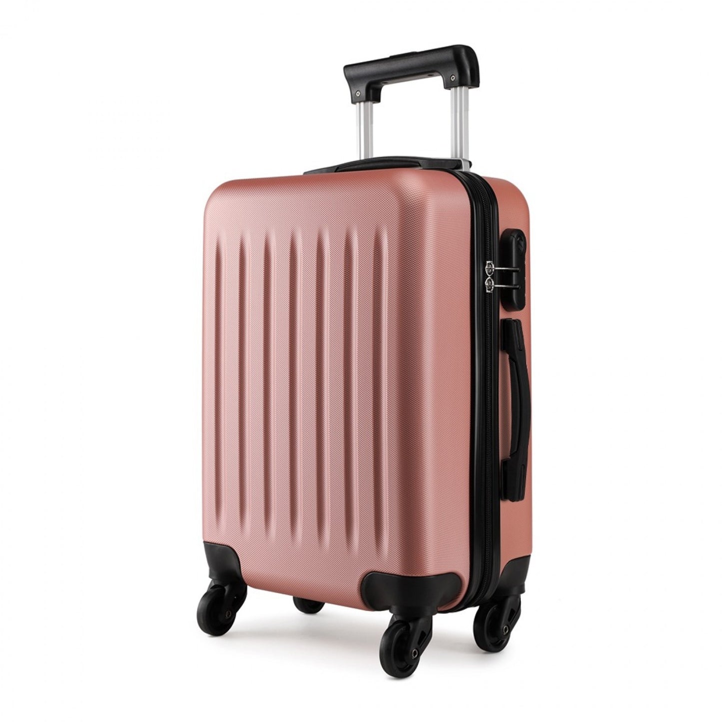 Kono ABS Hard Shell Luggage 4 Wheel Spinner Suitcase (K1872L) - Nude