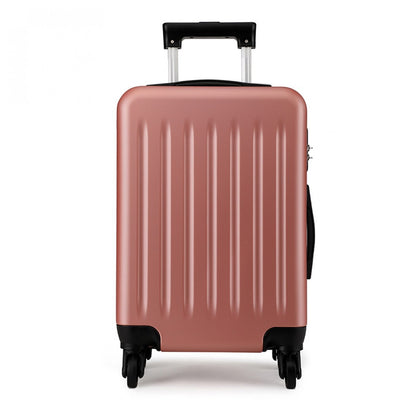 Kono ABS Hard Shell Luggage 4 Wheel Spinner Suitcase (K1872L) - Nude