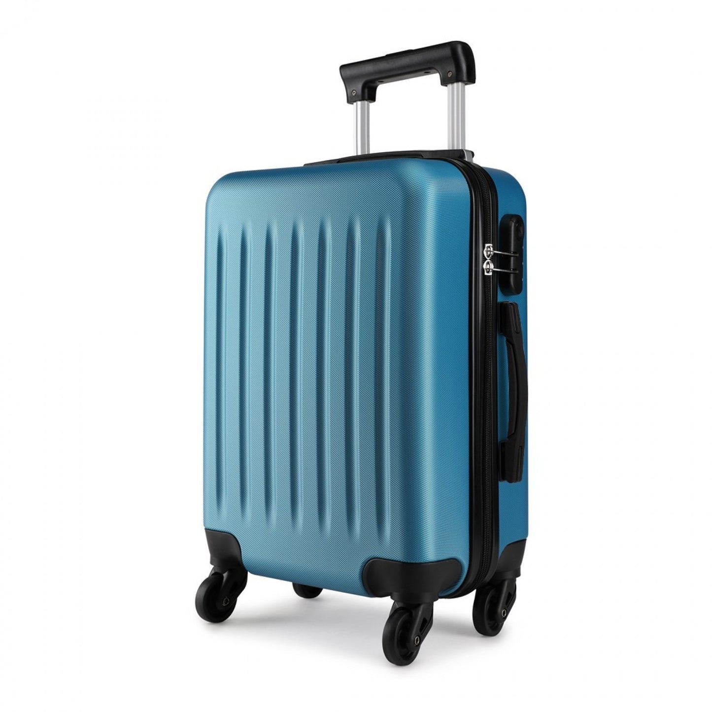 Kono ABS Hard Shell Luggage 4 Wheel Spinner Suitcase (K1872L) - Navy