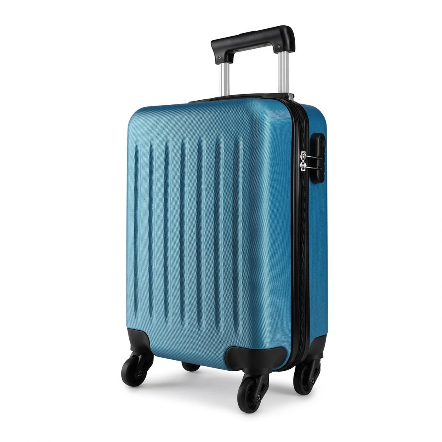 Kono ABS Hard Shell Luggage 4 Wheel Spinner Suitcase (K1872L) - Navy