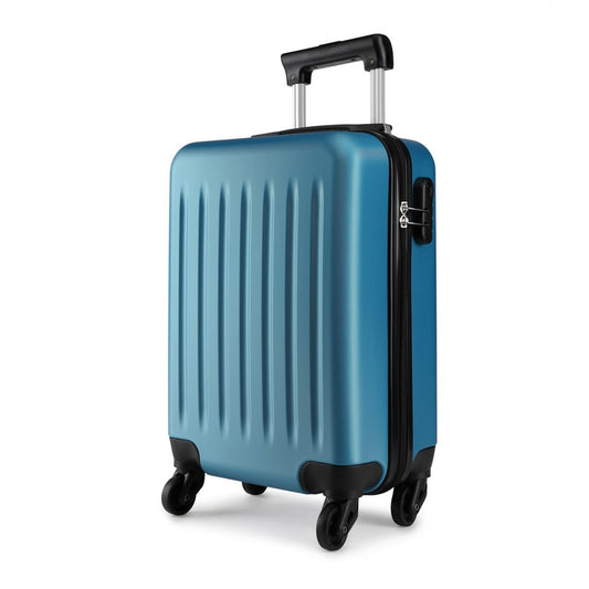 Kono ABS Hard Shell Luggage 4 Wheel Spinner Suitcase (K1872L) - Navy