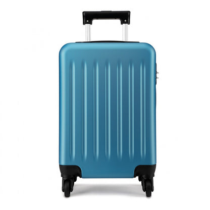 Kono ABS Hard Shell Luggage 4 Wheel Spinner Suitcase (K1872L) - Navy