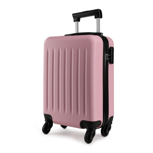 Kono ABS Hard Shell Luggage 4 Wheel Spinner Suitcase (K1872L) - Pink
