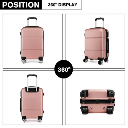 Kono Hard Shell ABS Suitcase (K1995L) - Nude