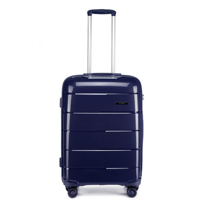 Kono Hard Shell PP Suitcase (K1997L) - Navy