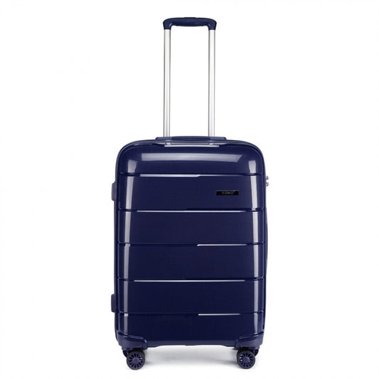 Kono Hard Shell PP Suitcase (K1997L) - Navy