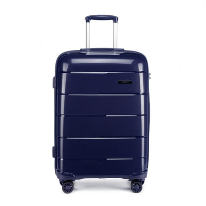 Kono Hard Shell PP Suitcase (K1997L) - Navy