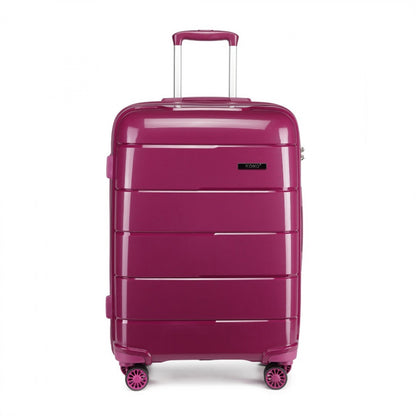Kono Hard Shell PP Suitcase (K1997L) - Purple