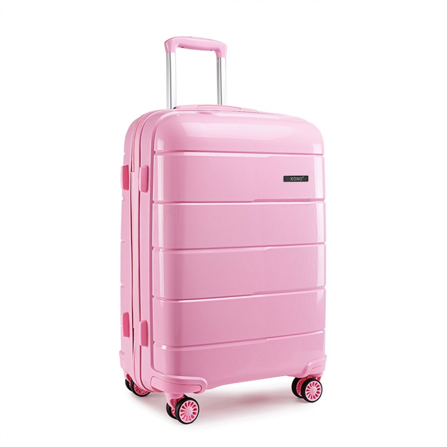 Kono Hard Shell PP Suitcase (K1997L) - Pink