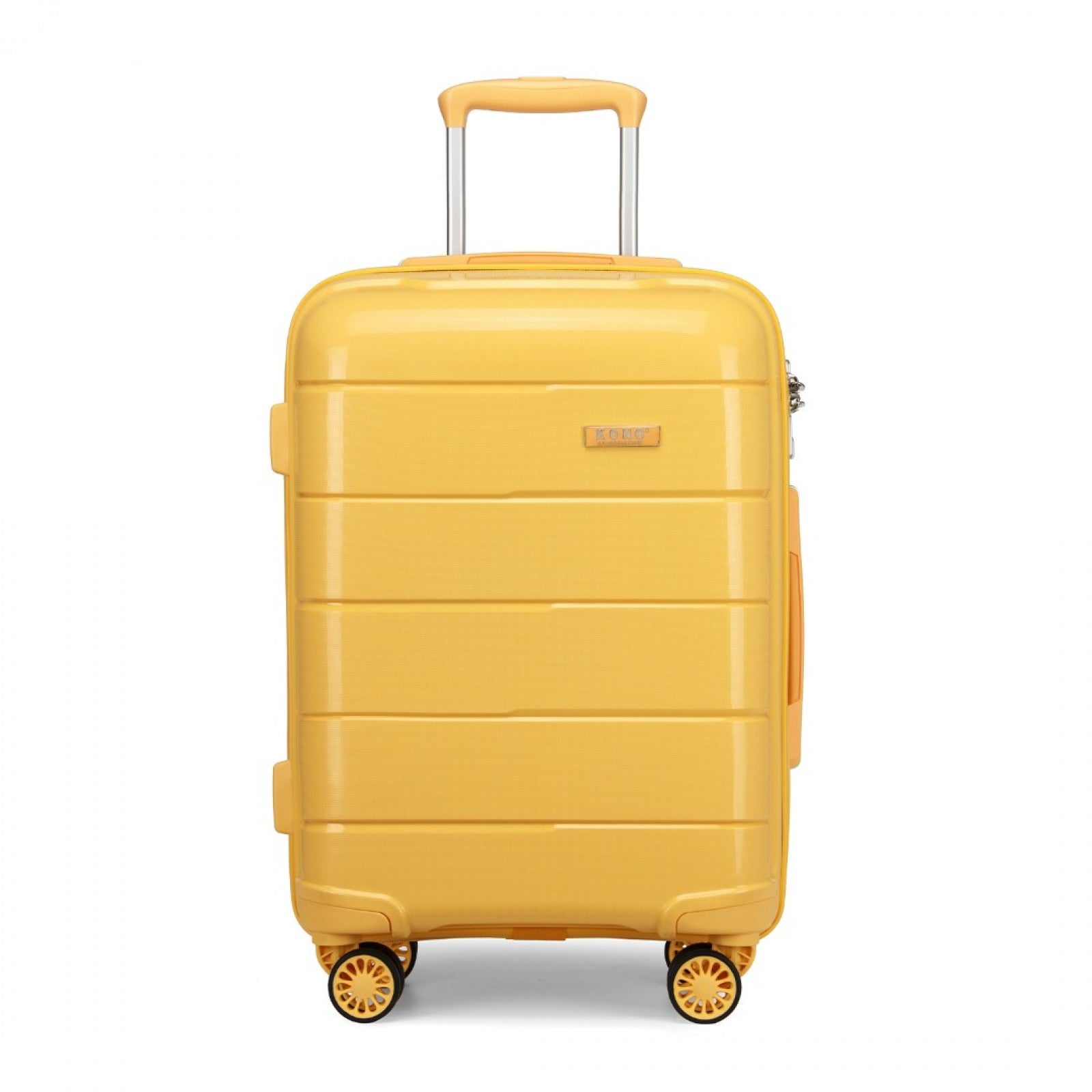 Kono Hard Shell PP Suitcase (K1997L) - Yellow