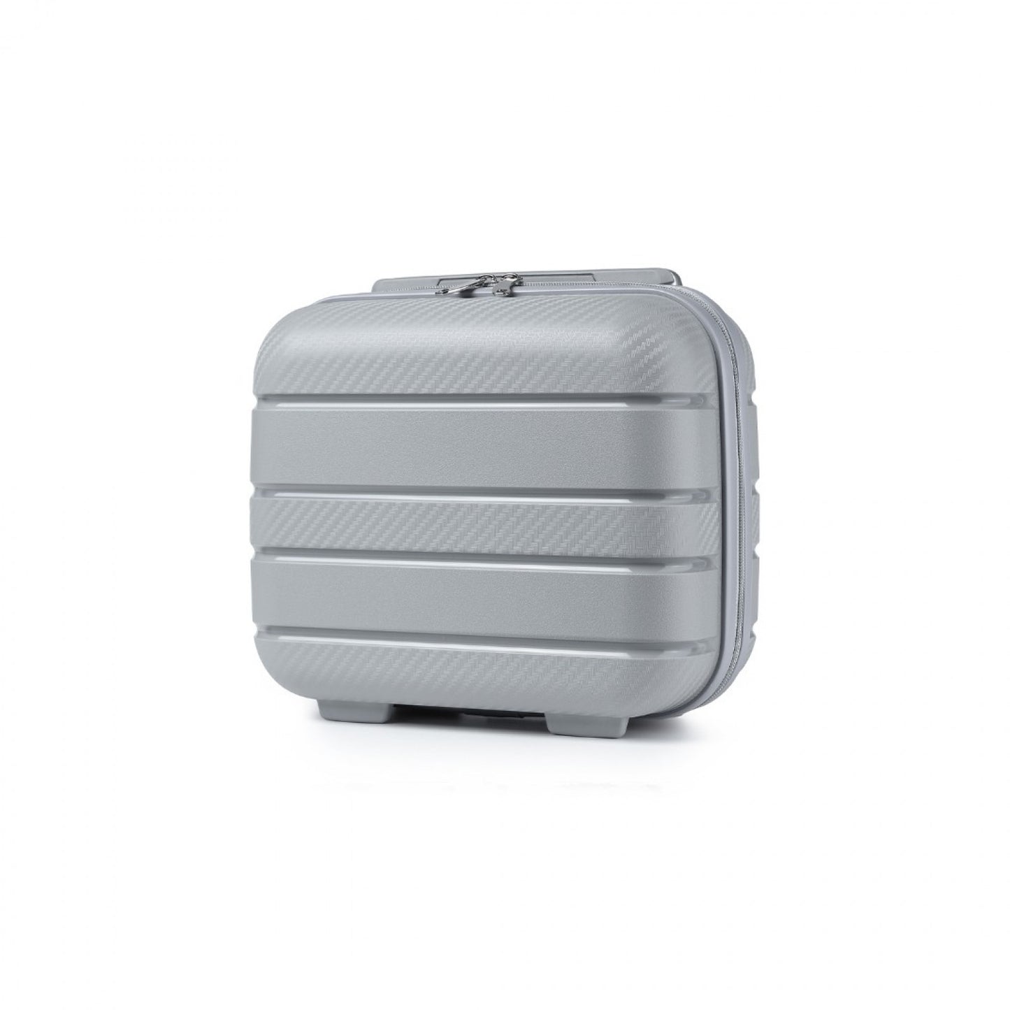 Kono Multi Texture Hard Shell PP Vanity Case Classic Collection (K2091L) - Grey