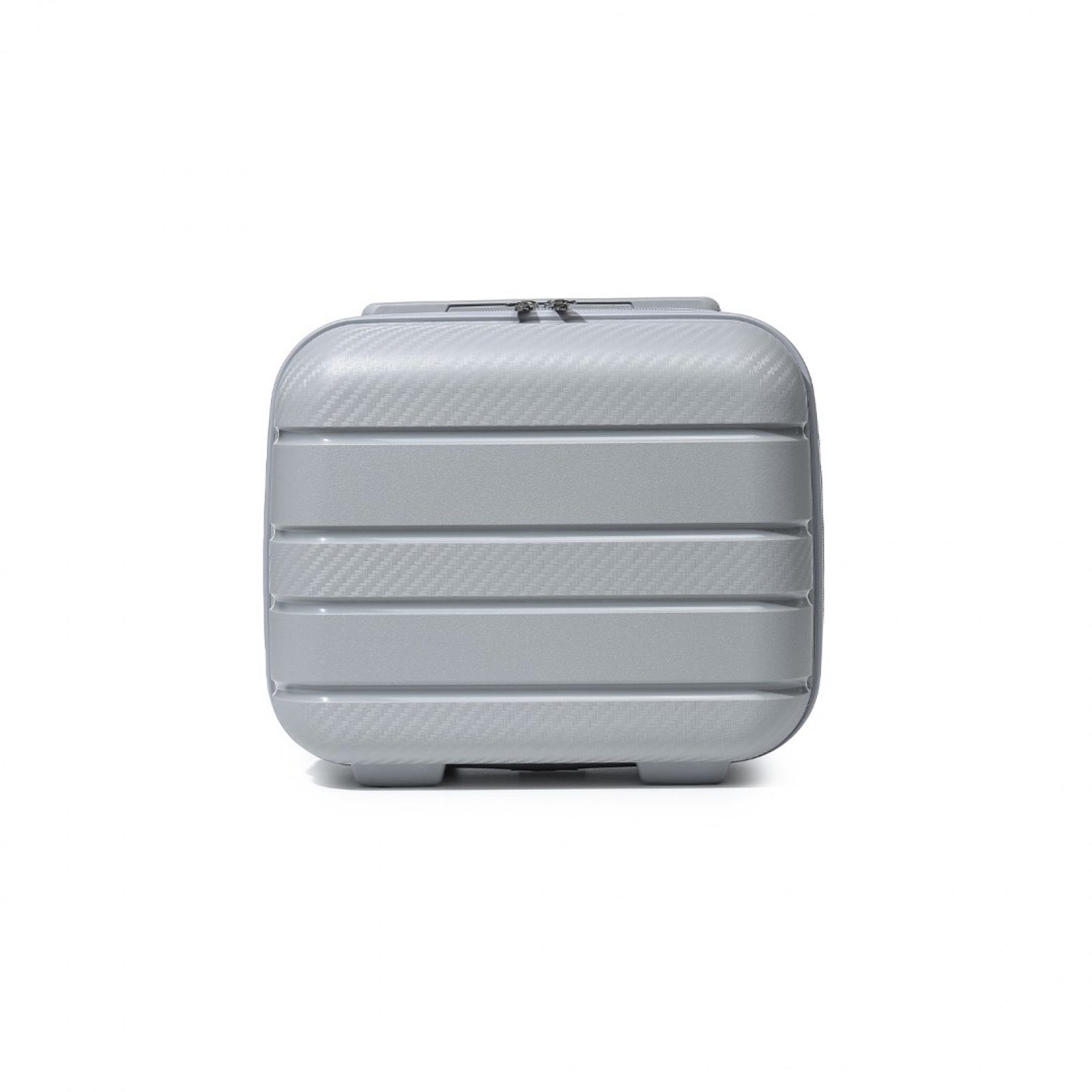 Kono Multi Texture Hard Shell PP Vanity Case Classic Collection (K2091L) - Grey