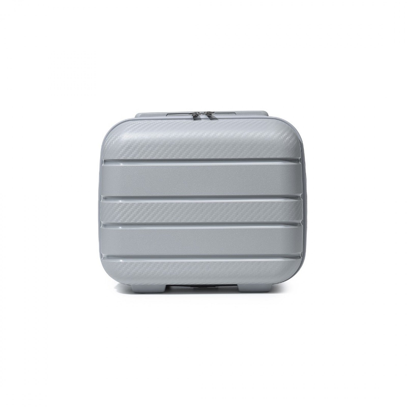 Kono Multi Texture Hard Shell PP Vanity Case Classic Collection (K2091L) - Grey