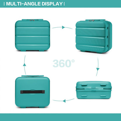 Kono Bright Hard Shell PP Vanity Case (K2092L) - Blue