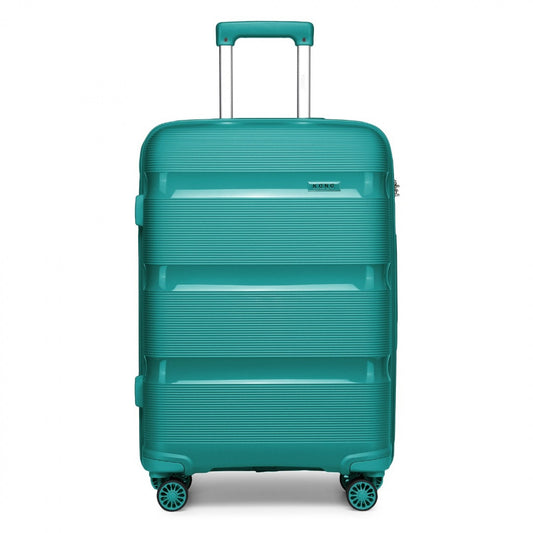 Kono Bright Hard Shell PP Suitcase In (K2092L) - Blue/Green