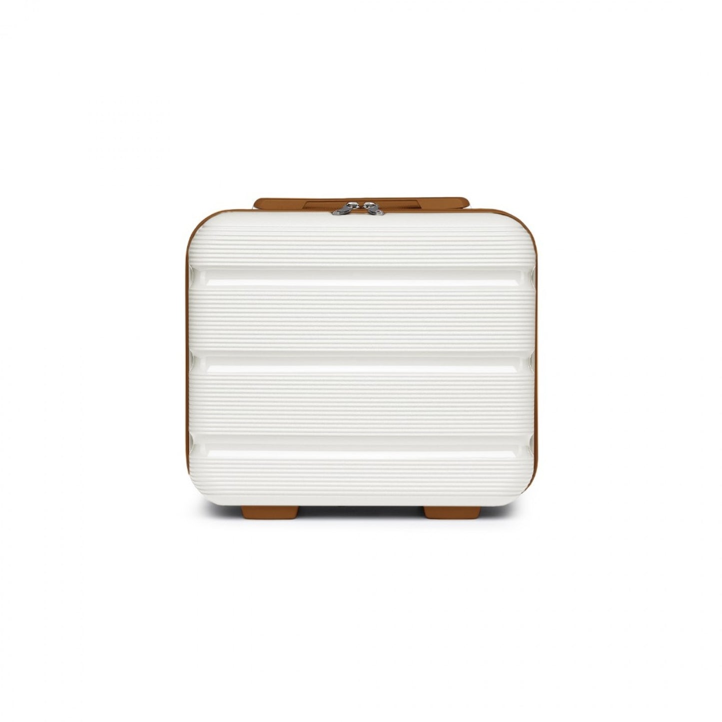Kono Bright Hard Shell PP Vanity Case (K2092L) - Cream