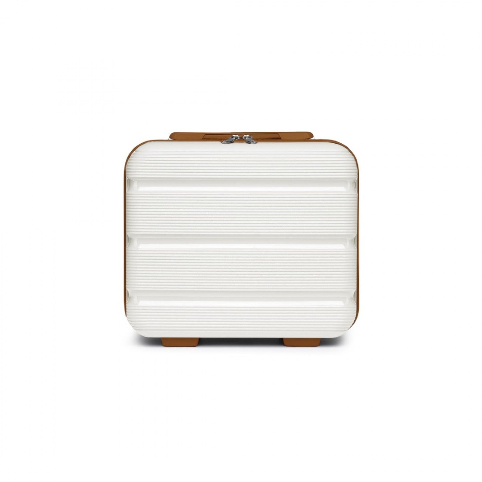 Kono Bright Hard Shell PP Vanity Case (K2092L) - Cream