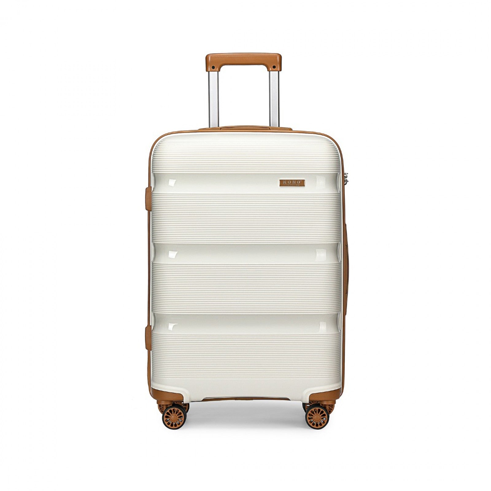 Kono Bright Hard Shell PP Suitcase In (K2092L) - Cream