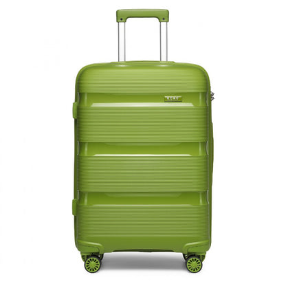 Kono Bright Hard Shell PP Suitcase In (K2092L) - Green