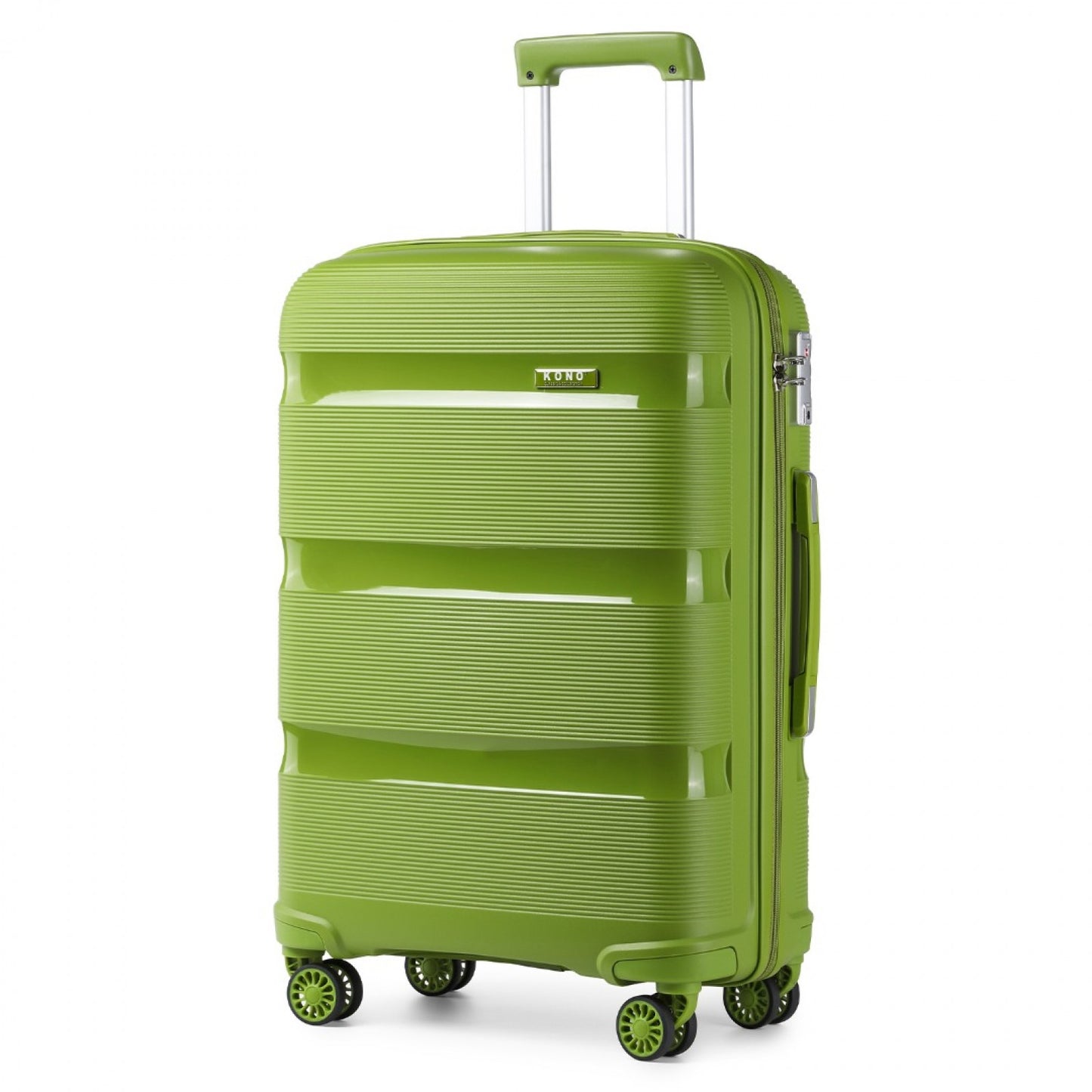 Kono Bright Hard Shell PP Suitcase In (K2092L) - Green