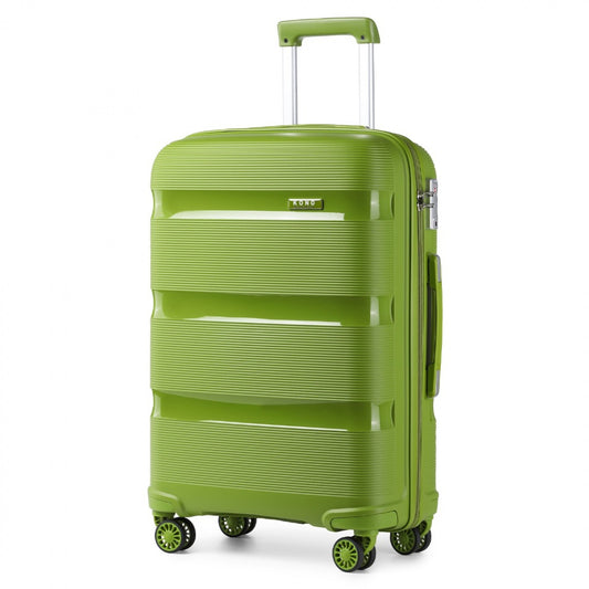 Kono Bright Hard Shell PP Suitcase In (K2092L) - Green