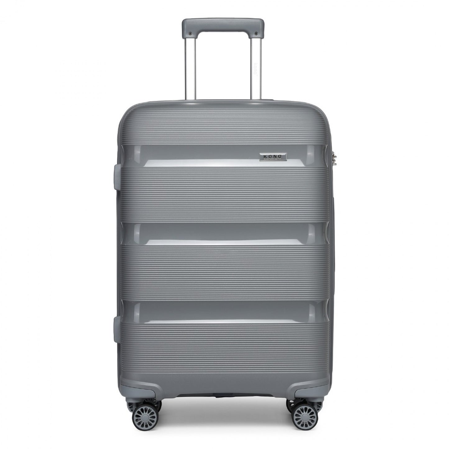 Kono Bright Hard Shell PP Suitcase In (K2092L) - Grey