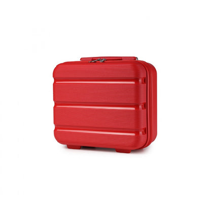Kono Bright Hard Shell PP Vanity Case (K2092L) - Red