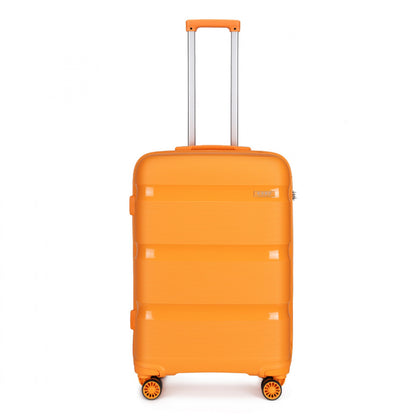 Kono Bright Hard Shell PP Suitcase In (K2092L) - Orange