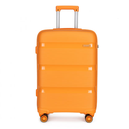 Kono Bright Hard Shell PP Suitcase In (K2092L) - Orange
