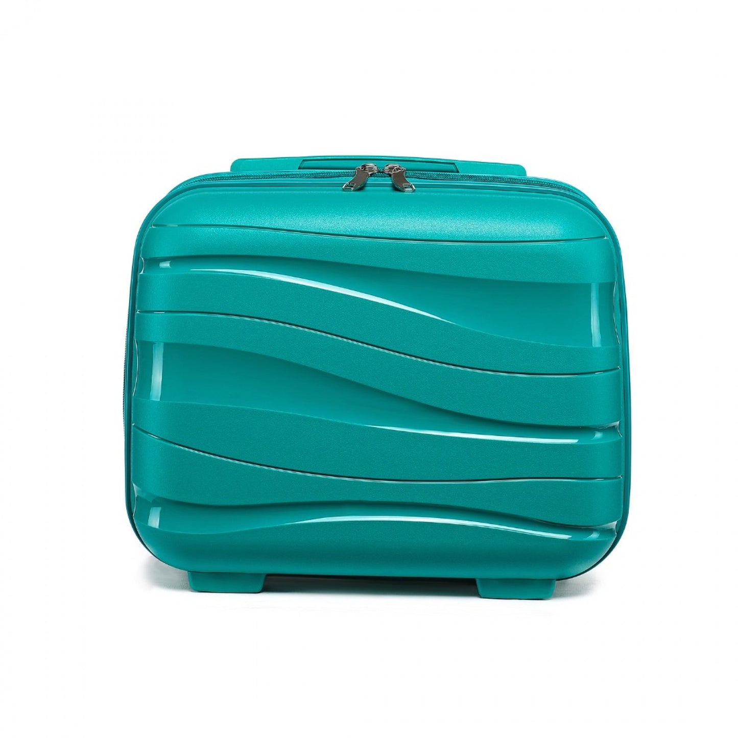 Kono Lightweight Polypropylene Hard Shell Vanity Case (K2094L) - Teal