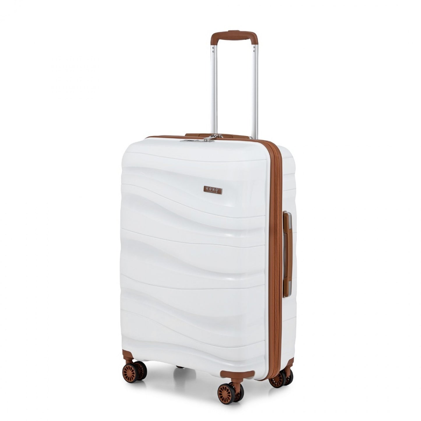 Kono Lightweight Polypropylene Hard Shell Suitcase With TSA Lock (K2094L)