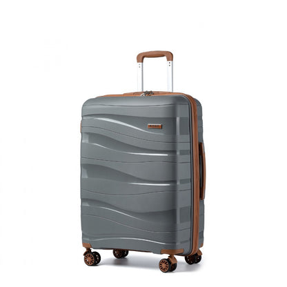 Kono Lightweight Polypropylene Hard Shell Suitcase With TSA Lock (K2094L)