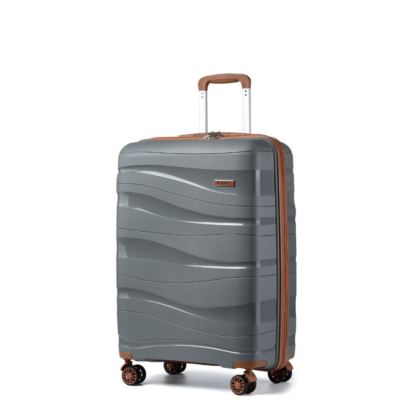 Kono Lightweight Polypropylene Hard Shell Suitcase With TSA Lock (K2094L)