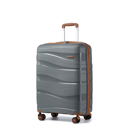 Kono Lightweight Polypropylene Hard Shell Suitcase With TSA Lock (K2094L)
